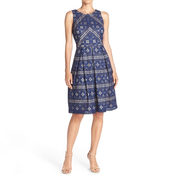 Eliza J Dresses & Skirts - Eliza J Lace Fit and Flare Dress